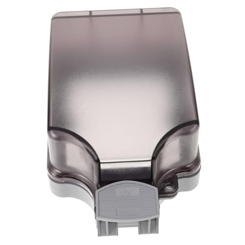 BATHVEVE Wasserdichte Aufputz Steckdosenabdeckung aus Robustem PP und Abs Transparente Outdoor Steckdose Schutzbox für Garten Terrasse Garage Spritzwassergeschützt Wetterfester BATHVEVE Wasserdichte Aufputz Steckdosenabdeckung aus Robustem PP und Abs Transparente Outdoor Steckdose Schutzbox für Garten Terrasse Garage Spritzwassergeschützt Wetterfester von BATHVEVE