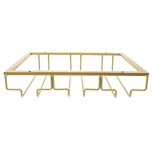 BATHVEVE Weinglashalter Weinregale Getränkehalter Hängendes Glasregal Stielglas Hängeregal Hängeregal Küchen Getränkeregal Glasaufhänger Regal Goldener Eisendraht BATHVEVE Weinglashalter Weinregale Getränkehalter Hängendes Glasregal Stielglas Hängeregal Hängeregal Küchen Getränkeregal Glasaufhänger Regal Goldener Eisendraht von BATHVEVE