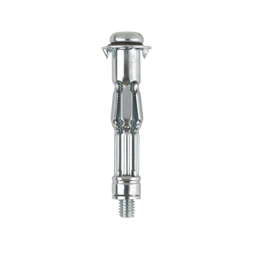 BATIFIX Hohlraumdübel zur Befestigung in Gipskartonplatten | inkl. Rundkopf Schraube | Metall-Hohlraumdübel Hohlwanddübel Spreizdübel Hohlraumbefestigung (M5 x 72 Ø10-10 Stück) von BATIFIX