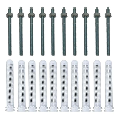BATIFIX Verbundmörtel Montageset I 10 Ankerstangen M8x150 mm & 10 Siebhülsen Ø12x80 mm I Schwerlast-Anker I Schwerlast-dübel I Verbundanker | Gewindestange BATIFIX Verbundmörtel Montageset I 10 Ankerstangen M8x150 mm & 10 Siebhülsen Ø12x80 mm I Schwerlast-Anker I Schwerlast-dübel I Verbundanker | Gewindestange von BATIFIX