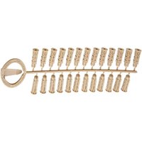 Nylon-Dübel Traube Packung mit 50 Stück Ø6 mm x 25 mm von BATIFIX