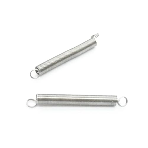Werkzeuge kompatibel mit 10 stücke Edelstahl Zugfeder 0,2mm Drahtdurchmesser Wxtension Frühling mit Haken Mini Typ Großhandel Neu(0.25x2x25) von BATIVFLUG