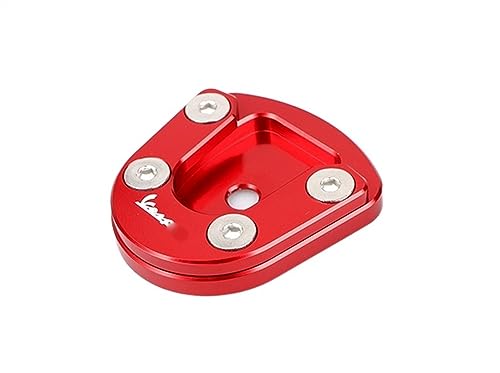 BATTTX Für Vespa Für Gts GTV 300 HPE 2019-2021 Motorrad Kickstand Fuß Seite Stehen Vergrößern Verlängerung Pad Unterstützung Platte Stützpolster (Color : 2, Size : 2019-2021) von BATTTX