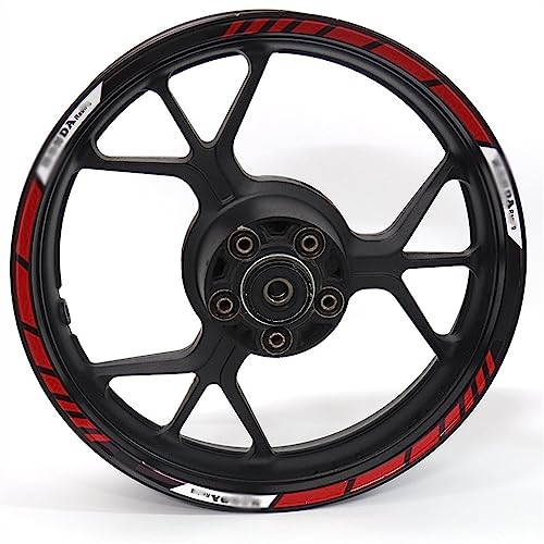 BATTTX Modifikationszubehör Motorrad Aufkleber Felge Aufkleber Für CB599 Für CB600 Für H&ornet Für CB 400 SF Für CBF600 Rad Aufkleber (Color : 3) von BATTTX