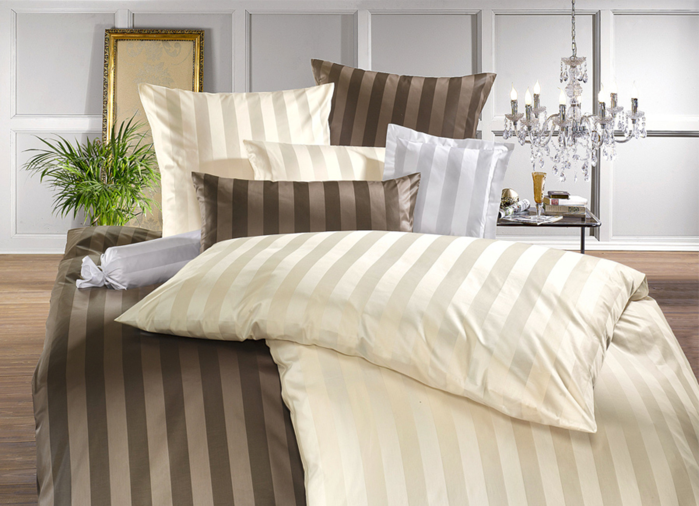 Hochwertige Bettwäsche aus dem Hause BAUER, Größe 212 (Deckenbezug, 135/200 cm), Weiss von BAUER CURT