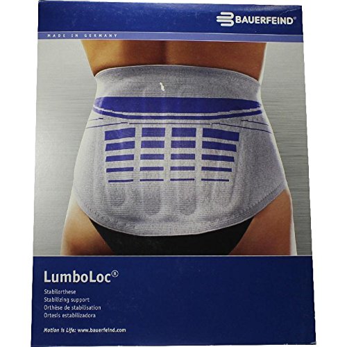 BAUERFEIND LUMBOLOC Rückenstützbandage Gr.2 titan 1 St von BAUERFEIND