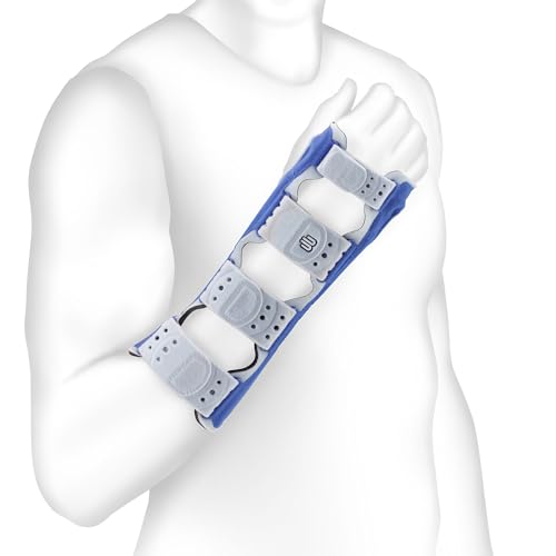 Bauerfeind ManuLoc® long Handgelenkorthese mit längerem Hebel 3 titan von BAUERFEIND