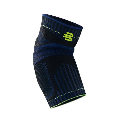 BAUERFEIND Unisex Ellenbogen-Sportbandage, für Ball- und Rückschlagsportarten, Stabilität am Ellenbogengelenk, Silikonring, Gr. XL, schwarz, 1 Stück BAUERFEIND Unisex Ellenbogen-Sportbandage, für Ball- und Rückschlagsportarten, Stabilität am Ellenbogengelenk, Silikonring, Gr. XL, schwarz, 1 Stück von BAUERFEIND