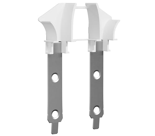 BAUHELD® Einlauftrichter-Rolladen Universal [1 Paar] - Flexibel an jeder Führungsschiene einsetzbar - Optimale Rolladenführung und gleichmäßiger Lauf an Mini-Profilen - Einlaufbreite 12mm - Weiß von BAUHELD