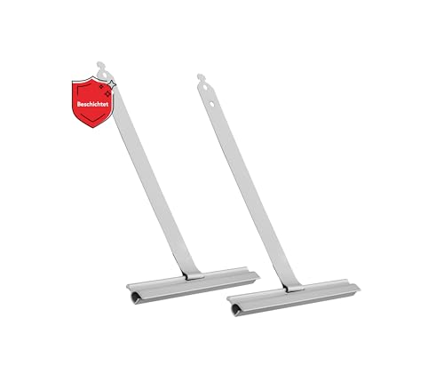 BAUHELD® Rolladen Aufhängefeder Maxi [2 Stück] - Rollladen-Aufhängung aus hochwertigem Federstahl [Kunststoffbeschichtet] - Rolladen-Feder mit Schwalbenschwanz - Für Rolladenprofile 52 & 55mm von BAUHELD