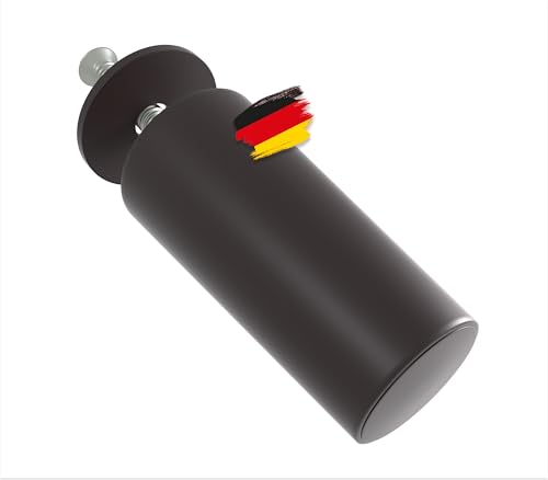 BAUHELD® Rolladen-Stopper Geschlossen 40mm [8 Stück] - Made in Germany Anschlagpuffer aus Kunststoff - Anschlagstopper für Rollladen mit Schrauben - Passend auf Rolladenpanzer Lamellen - Braun von BAUHELD