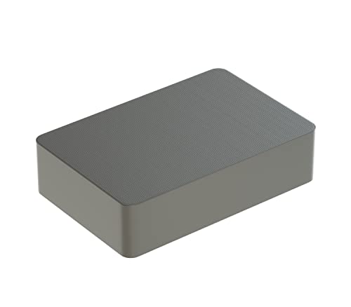 BAUHELD® Universal Unterlegplatten 60x40x 15mm [50 Stück] - Graue Unterlegplättchen aus Kunststoff [Made in Germany] - Als Abstandhalter, Kunststoffplatte, Unterleger oder Verglasungsklötze geeignet von BAUHELD