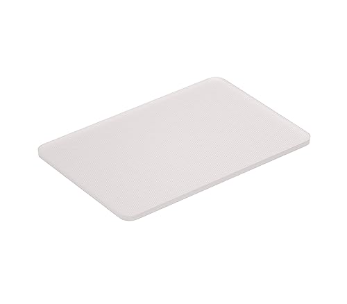 BAUHELD® Universal Unterlegplatten 60x40x 1mm [250 Stück] - Weiße Unterlegplättchen aus Kunststoff [Made in Germany] - Als Abstandhalter, Kunststoffplatte, Unterleger oder Verglasungsklötze geeignet von BAUHELD