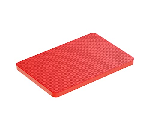 BAUHELD® Universal Unterlegplatten 60x40x 3mm [250 Stück] - Rote Unterlegplättchen aus Kunststoff [Made in Germany] - Als Abstandhalter, Kunststoffplatte, Unterleger oder Verglasungsklötze geeignet von BAUHELD