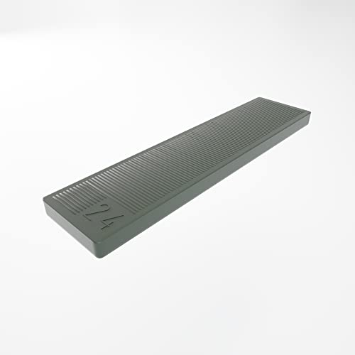 BAUHELD® Universal Verglasungsklötze 20x100 x 5mm [500 Stück] - Grüne Fenster-Abstandshalter Keile aus Kunststoff - Als Unterlegplatten, Kunststoffplatte, Unterleger, Ausgleichsplättchen geeignet von BAUHELD