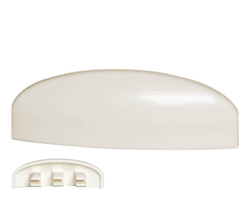 BAUHELD Abdeckkappe Wasserschlitzkappen, (25-30 & 30-35mm [Made in Germany], Wasserkappen aus ASA Kunststoff), Schmutzunempfindlich, In 6 verschiedenen Farben von BAUHELD