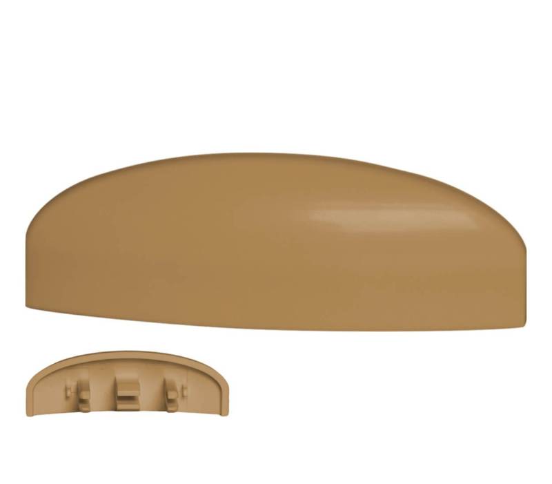 BAUHELD Abdeckkappe Wasserschlitzkappen, (25-30 & 30-35mm [Made in Germany], Wasserkappen aus ASA Kunststoff), Schmutzunempfindlich, In 6 verschiedenen Farben von BAUHELD