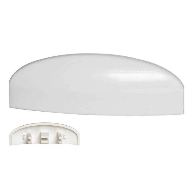 BAUHELD Abdeckkappe Wasserschlitzkappen, (25-30 & 30-35mm [Made in Germany], Wasserkappen aus ASA Kunststoff), Schmutzunempfindlich, In 6 verschiedenen Farben von BAUHELD