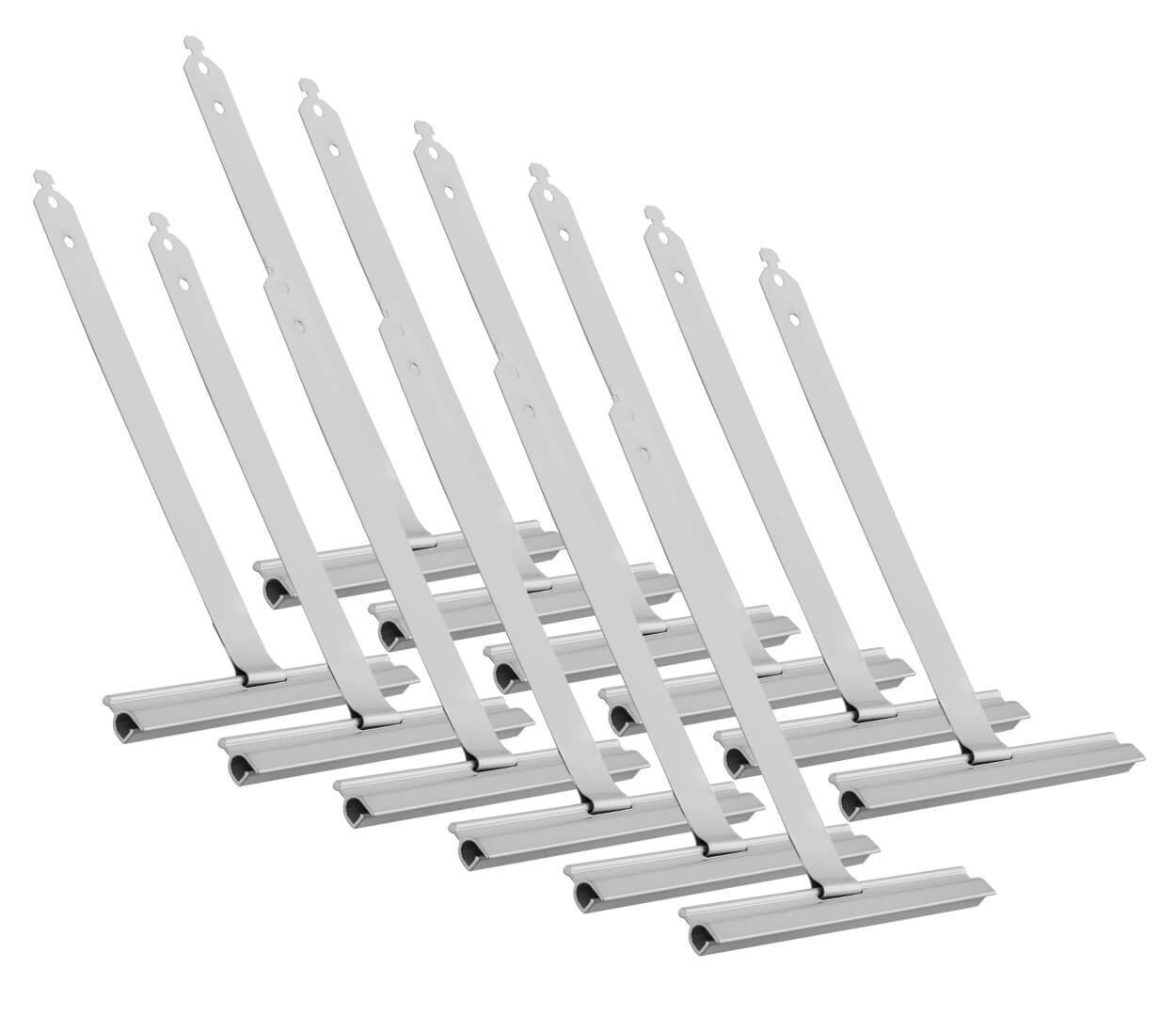 BAUHELD Rollladenaufhängung Mini / Maxi, (12-St), Aufhängefeder Rolladen [Beschichtet] - Für Rolladenkasten von BAUHELD