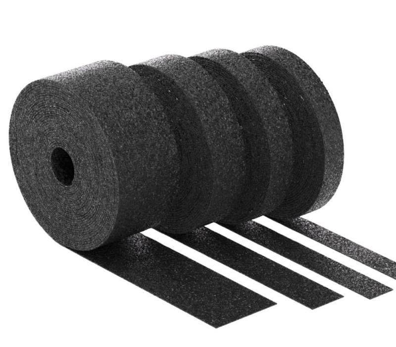 BAUHELD Terrassendielen Bautenschutzmatte auf Rolle, BxL: je 5x200 cm, (Made in Germany] Terrassenpads aus 100% recyceltem Gummigranulat, Für Terrassenplatten, Terrassenboden, Balkonfliesen), Terrassenfliesen aus Holz oder WPC, Garten, Poolunterlage von BAUHELD