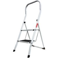 Leichte klappbare Haushaltsleiter 2 Stufen mit rutschfesten Stufen Leichte klappbare Haushaltsleiter 2 Stufen mit rutschfesten Stufen von BAULICH