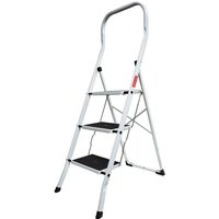 Leichte klappbare Haushaltsleiter 3 Stufen mit rutschfesten Stufen Leichte klappbare Haushaltsleiter 3 Stufen mit rutschfesten Stufen von BAULICH
