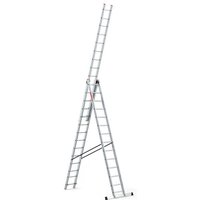 Professionelle Aluminiumleiter 3x14 Multifunktion 150 kg Professionelle Aluminiumleiter 3x14 Multifunktion 150 kg von BAULICH