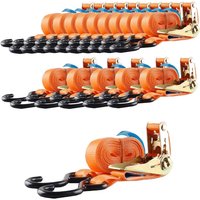 Baumarktplus - 15x Spanngurt Ratschen Zurrgurt 5m 800kg 0,8t 0,8to orange 2tlg Baumarktplus - 15x Spanngurt Ratschen Zurrgurt 5m 800kg 0,8t 0,8to orange 2tlg von BAUMARKTPLUS