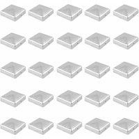 25x Pfostenkappe verzinkt 71 mm Pyramide Abdeckkappe für Pfosten 7 x 7 cm von BAUMARKTPLUS