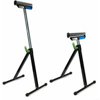 2x Rollenbock 90 kg höhenverstellbar bis 109cm 30 cm Rollenbreite klappbar Schnellverschluss von BAUMARKTPLUS