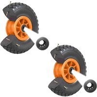 Baumarktplus - 2x Sackkarrenrad Vollgummi 260x85 mm 3.00-4 pu Ersatzrad Rad Reifen Achsenlager 75 mm orange Baumarktplus - 2x Sackkarrenrad Vollgummi 260x85 mm 3.00-4 pu Ersatzrad Rad Reifen Achsenlager 75 mm orange von BAUMARKTPLUS