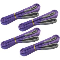 4x Hebeband 1000 kg 1 to lila 2 m Hebegurt Hebeschlinge Rundschlinge von BAUMARKTPLUS