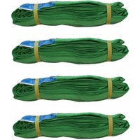 Baumarktplus - 4x Rundschlinge 2000 kg 2 to grün 2 m Umfang Hebeband Hebeschlinge Kran Hebegurt Baumarktplus - 4x Rundschlinge 2000 kg 2 to grün 2 m Umfang Hebeband Hebeschlinge Kran Hebegurt von BAUMARKTPLUS