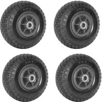 Baumarktplus - 4x Sackkarrenrad Vollgummi 260x85 mm 3.00-4 Nabenlänge 60 mm pu Bollerwagenrad Nabenversatz grau Baumarktplus - 4x Sackkarrenrad Vollgummi 260x85 mm 3.00-4 Nabenlänge 60 mm pu Bollerwagenrad Nabenversatz grau von BAUMARKTPLUS