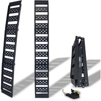 Baumarktplus - 1x trutzholm Auffahrrampe dreifach klappbar 199cm Traglast 272kg Alu schwarz Rampe Verladerampe von BAUMARKTPLUS