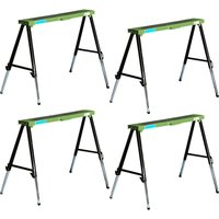 Baumarktplus - 4x Arbeitsböcke klappbar höhenverstellbar bis 91 cm Unterstellböcke Stützböcke Klappböcke Baumarktplus - 4x Arbeitsböcke klappbar höhenverstellbar bis 91 cm Unterstellböcke Stützböcke Klappböcke von TRUTZHOLM
