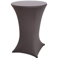 Baumarktplus - Stehtischhusse Stretch 70 cm anthrazit Tischdecke Husse Bistrotisch Partytisch von BAUMARKTPLUS