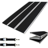 DREIBREIT by TRUTZHOLM 3-fach Auffahrrampe klappbar 255cm Tragkraft 1020kg Alu schwarz beschichtet DREIBREIT by TRUTZHOLM 3-fach Auffahrrampe klappbar 255cm Tragkraft 1020kg Alu schwarz beschichtet von BAUMARKTPLUS