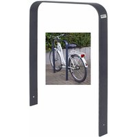 Baumarktplus - Fahrrad Anlehnbügel zum Einbetonieren Flachstahl 1150x760 mm HxB 12mm Stärke Fahrradständer von BAUMARKTPLUS