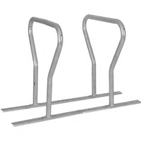 Fahrradanlehnbügel für 4 Fahrräder 140x76x92 cm Stahl feuerverzinkt Fahrradständer freistehend Fahrradanlehnbügel für 4 Fahrräder 140x76x92 cm Stahl feuerverzinkt Fahrradständer freistehend von BAUMARKTPLUS