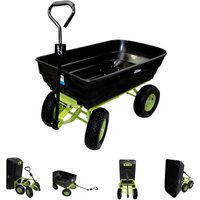 Baumarktplus - Gartenwagen mit Kippfunktion 400kg 125 l mit Deichsel für Rasentraktor Quad oder Handgriff Baumarktplus - Gartenwagen mit Kippfunktion 400kg 125 l mit Deichsel für Rasentraktor Quad oder Handgriff von BAUMARKTPLUS