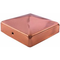 Baumarktplus - Pfostenkappe Kupfer Pyramide 7x7 Abdeckkappe für Pfosten 71mm Baumarktplus - Pfostenkappe Kupfer Pyramide 7x7 Abdeckkappe für Pfosten 71mm von BAUMARKTPLUS