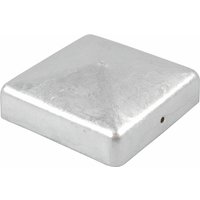 Pfostenkappe verzinkt 101mm Pyramide Abdeckkappe für Pfosten 10x10cm von BAUMARKTPLUS