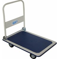 Baumarktplus - Plattformwagen 300 kg Traglast Transportwagen klappbar Ladefläche 90x60 cm von BAUMARKTPLUS