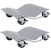 Baumarktplus - Rangierhilfe für pkw 2 Stück jeweils 680 kg Rangierroller v Form Schwenkgriff 360° drehbar von BAUMARKTPLUS