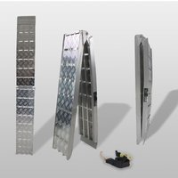 TRUTZHOLM Alu Auffahrrampe Heavy Duty 680 kg klappbar 228 cm Motorradrampe von BAUMARKTPLUS