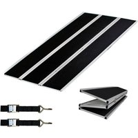 Baumarktplus - dreibreit by trutzholm 3-fach Auffahrrampe klappbar 175cm Tragkraft 1020kg Alu grau schwarz beschichtet Verladerampe Rampe von BAUMARKTPLUS