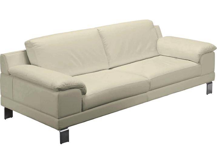 2,5-Sitzer EGOITALIANO Shakira, Design und Sitzkomfort auf hohem Niveau, tolle Details , blau (ice lake), B:216cm H:84cm T:92cm, Leder u00bbBULLu00ab (echtes Rindsleder). Geschliffenes, pigmentiertes und behandeltes Rindsleder mit einer Dicke von 1, 3-1, 5 mm. Dieses Leder zeigt eine ziemlich weiche Hand mit einem halb undurchsichtigen Aussehen. Es handelt sich um ein geschütztes Leder. Eine leichte Deckschicht schützt sie vor Flecken, ohne ihre ursprünglichen Eigenschaften zu verändern. Die geschützten Leder kombinieren die Vorteile von Natürlichkeit und Weichheit mit einer guten Beständigkeit gegen Verschleiß und Ausbleichen. Das Vorhandensein der charakteristischen Zeichen, die das Leben des Tieres bestimmen, wie Narben, Körnungsunterschiede, Falten, Adern, Disharmonien in Farbtönen, beweisen ihre absolute Echtheit und großen Wert., Sofas, bequeme Armlehne und Rückenlehne von BAUR