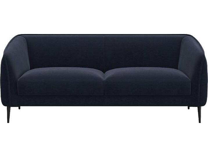 2,5-Sitzer FLEXLUX Belle Designsofa, Couch, bequem durch Kaltschaum im Sitz , blau (royal blau), B:188cm H:74cm T:89cm, 100% Polyester, Sofas, Skandinavisches Design, In hochwertiger Verarbeitung von BAUR