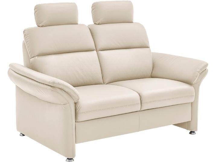 2-Sitzer DIE PLANBAR PN-EM16031, mit Kopfstützen , beige (ecru), B:170cm H:119cm T:92cm, Sofas, Echtleder mit Federkern von BAUR